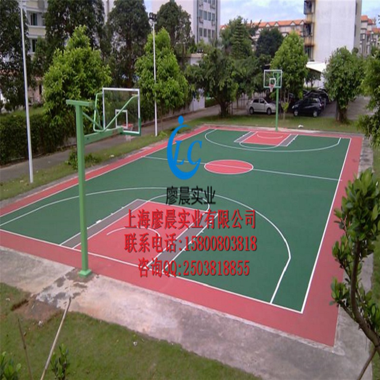 驻马店塑胶篮球场工艺环保