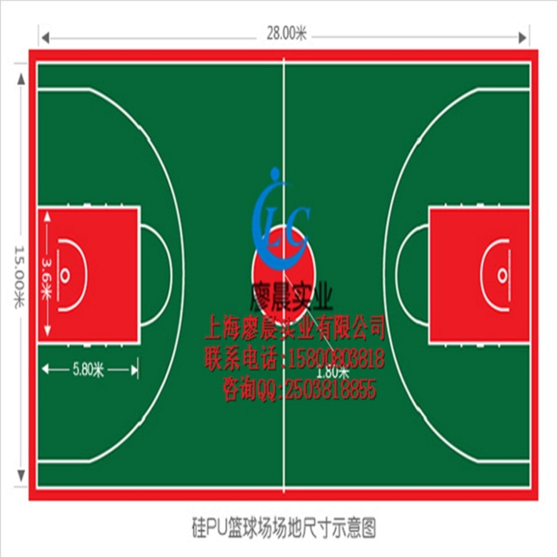 宿迁硅pu篮球场批发