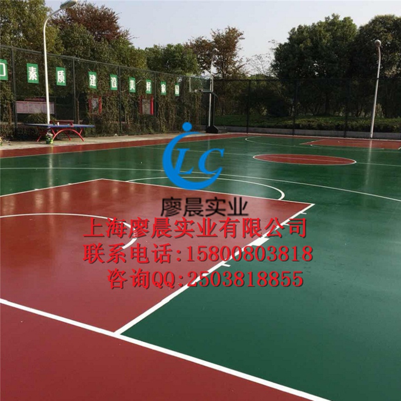 九江塑胶篮球场翻新