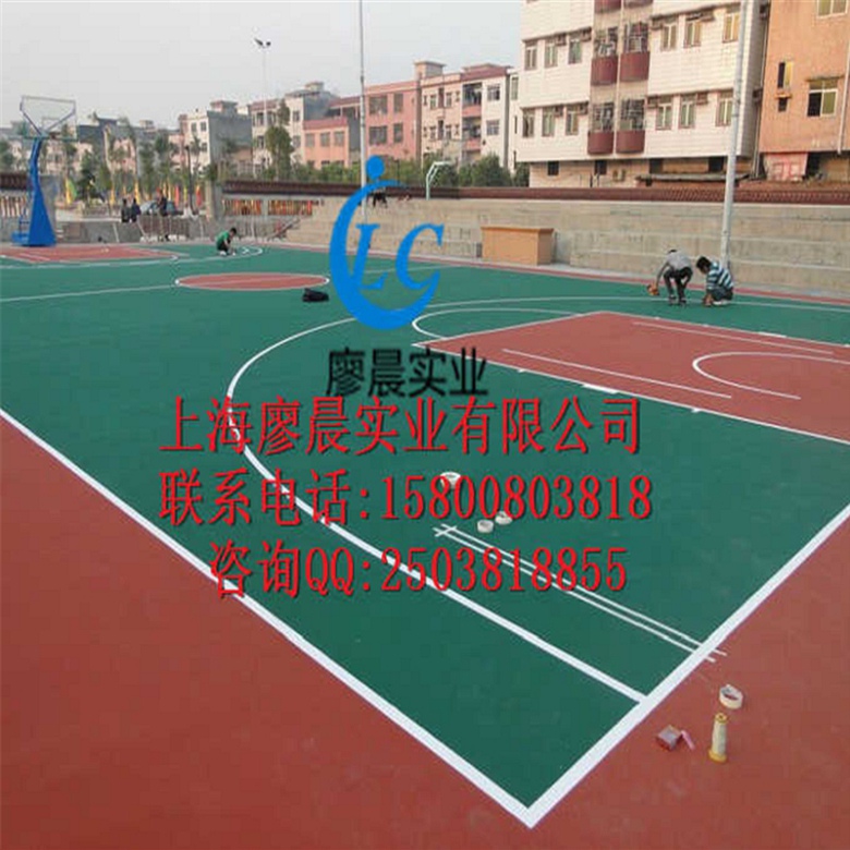 周口硅pu篮球场标准尺寸