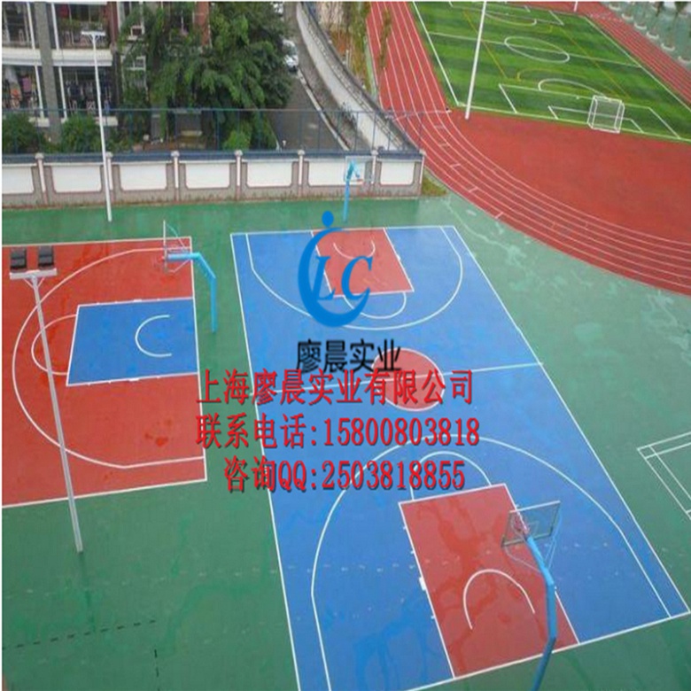 福州塑胶篮球场设计