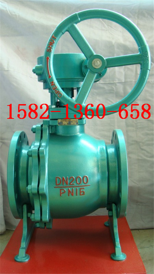 Q341F46-16P DN200不锈钢全衬氟蜗轮球阀&nbsp;&nbsp;钢衬四氟蜗轮球阀&nbsp;&nbsp;化工耐酸碱腐蚀球阀&nbsp;&nbsp;专业衬氟球阀厂家