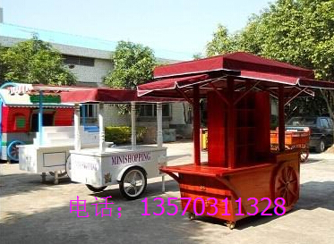实木售货车 广场小吃车厂家批发 售货车厂家批发