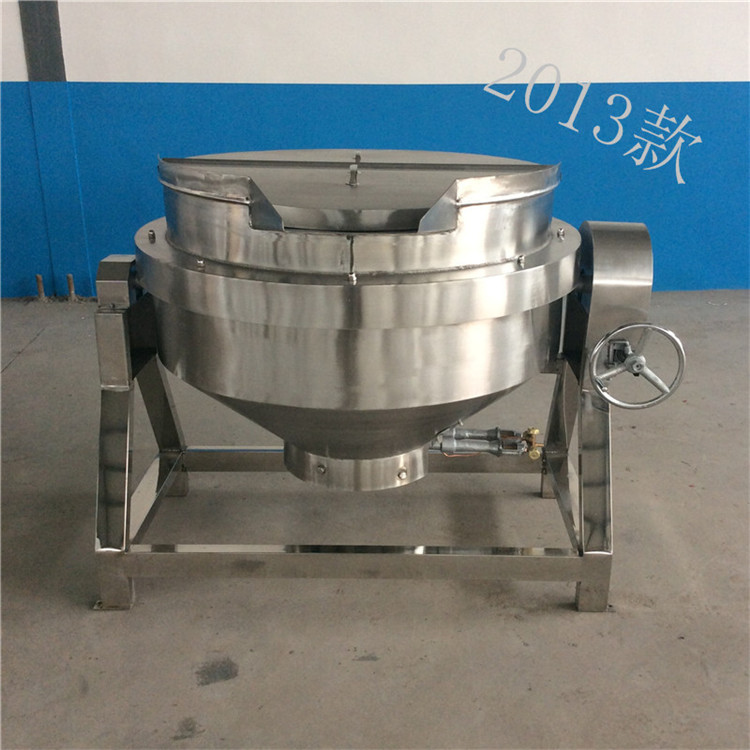 厂家直销中餐厨房设备不锈钢400L 可倾式蒸汽夹层锅 煮炖蒸&nbsp;&nbsp;可倾式夹层锅