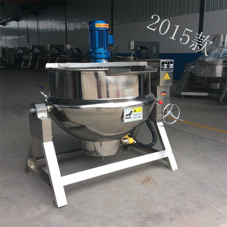 茂新直销200L可倾式电加热 搅拌夹层锅 大型厨房设备可熬制&nbsp;&nbsp;可倾式搅拌夹层锅&nbsp;&nbsp;可倾式电加热夹层锅