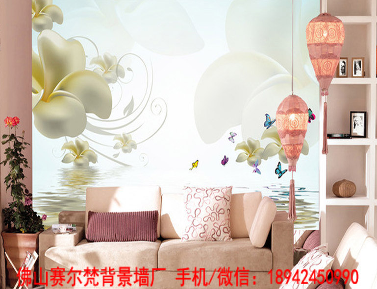 水中花背景墙 水中花背景墙