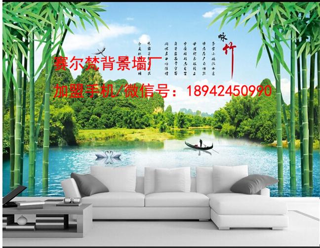 山水画江南风景背景墙 山水画江南风景背景墙