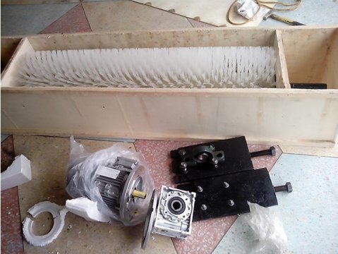 刷式清扫器|电动滚刷式清扫器  毛刷清扫器