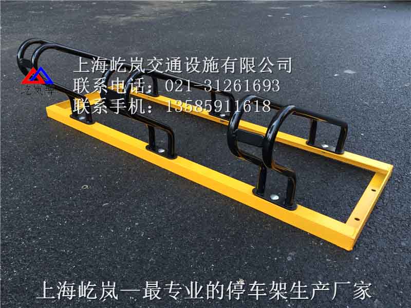 螺旋式自行车停放架 上海市自行车存车架材质  螺旋自行车锁车架  圆笼自行车停车处  屹岚自行车摆放架