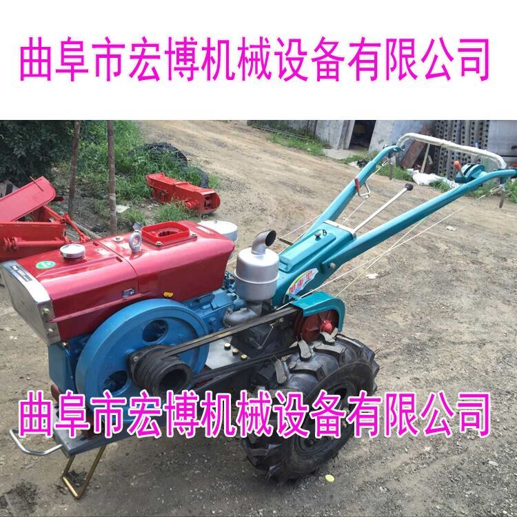 农用柴油12马力15马力旋耕机 12马力手扶旋耕犁地机 旋耕  小型旋耕机
