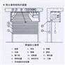 钢质防火卷帘门结构示意图