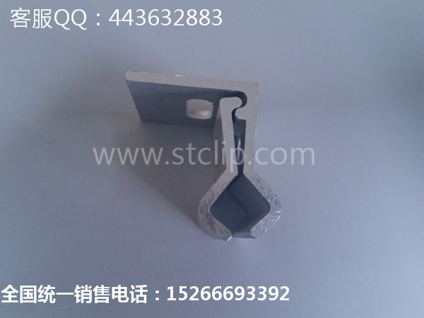 屋面防风加固铝合金夹具  屋面防风加固夹具  防风夹具铝合金  屋面铝合金夹具