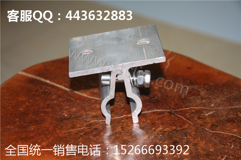 铝镁锰屋面板抗风夹具  铝镁锰板屋面夹具  铝合金屋面防风夹具