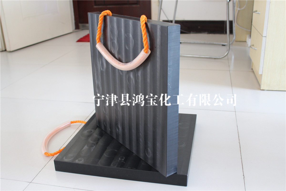 高密度抗压耐磨聚乙烯支腿垫板 工程车支脚垫块