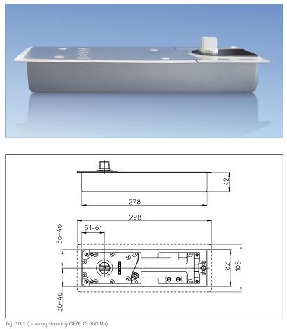 销售GEZE TS500NV地弹簧  欧标地弹簧  进口地弹簧