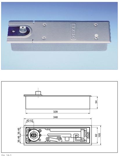 供应GEZE TS550NV重型地弹簧  进口地弹簧