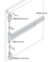 供应GMT917A带天地杆式逃生装置 美标逃生锁 平推式逃生装置