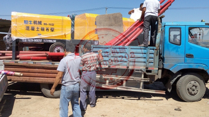 和田二次构造柱泵上料机