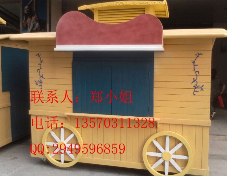 辽宁防腐实木售货车 景区售票亭 户外移动售货车&nbsp;&nbsp;景区售票车