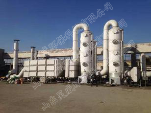 喷漆废气处理图