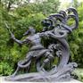 供应小区园林景观雕塑,广场大型雕塑生产厂家,锻铜雕塑