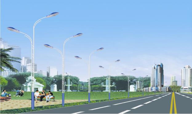 新农村路灯 LED户外灯 A字臂灯杆 新农村太阳能路灯