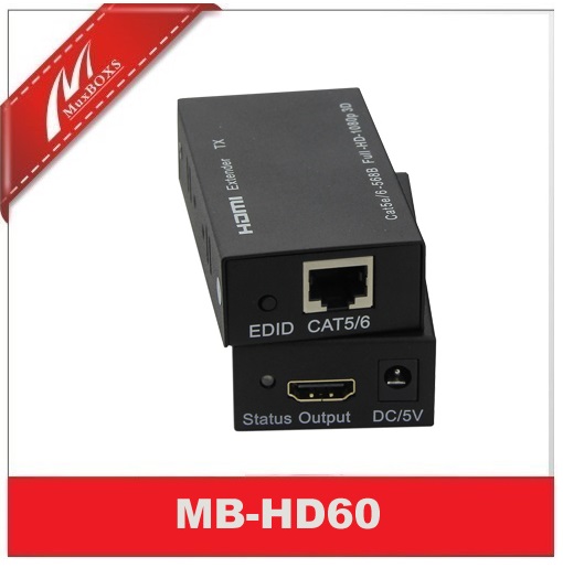 厂家供应60米HDMI单网线延长器  厂家供应HDMI  60米HDMI延长器  单网线HDMI延长器