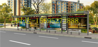 简阳公交站台专业定制厂家  公交候车亭  公共自行车棚