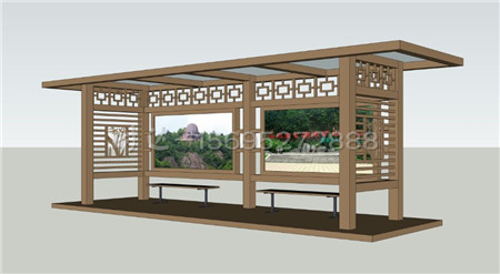 济源公共自行车棚最低价  公交候车亭  公交站台