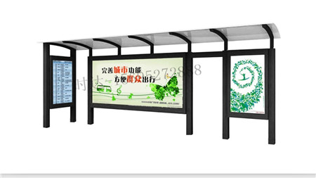 长乐公交站台专业定制厂家  公交候车亭  公共自行车棚