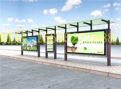 阆中公交候车亭低价批售  公交站台  公共自行车棚