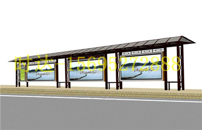 湘潭公交站台专业定制厂家  公交候车亭  公共自行车棚