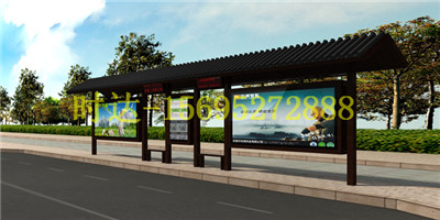 黄山公交候车亭专业定制厂家  公交站台  公共自行车棚