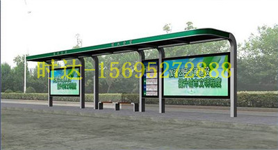 昌吉公交候车亭低价批售  公交站台  公共自行车棚