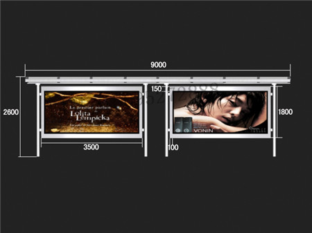 乐陵公共自行车棚低价批售  公交候车亭  公交站台