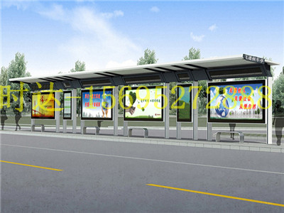 黄石公交候车亭最低价  公交站台  公共自行车棚