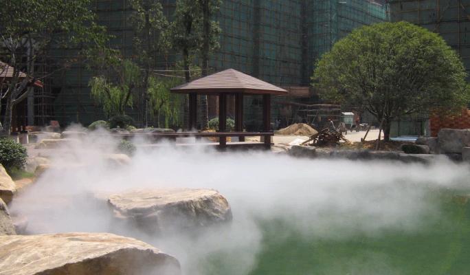 园林雾森景观雾化景区喷雾造景工程  雾森设备  景观雾化设备  喷雾造景设备