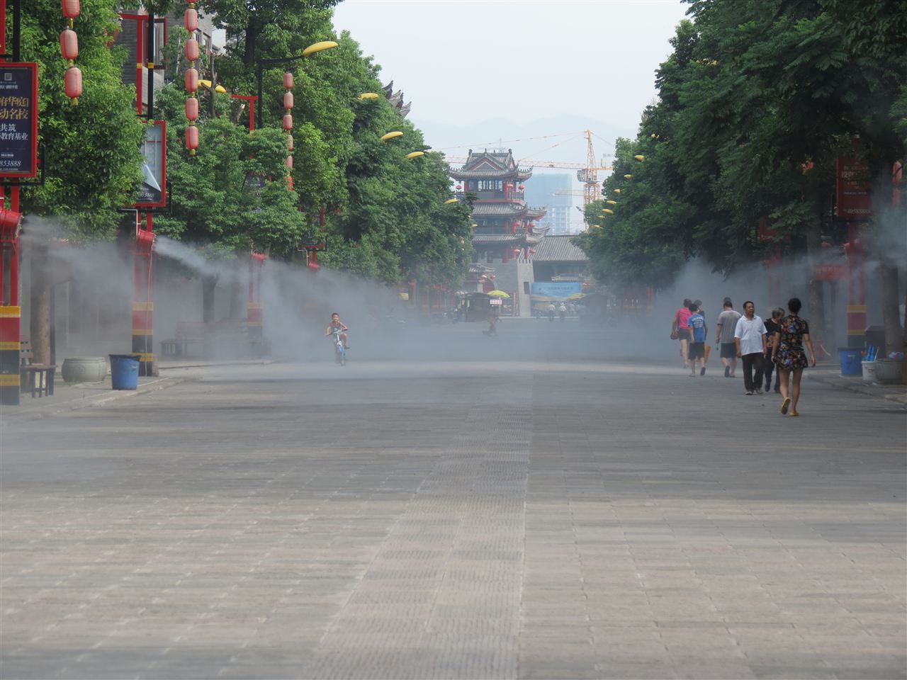 园林雾森景观雾化景区喷雾造景工程  雾森设备  景观雾化设备  喷雾造景设备