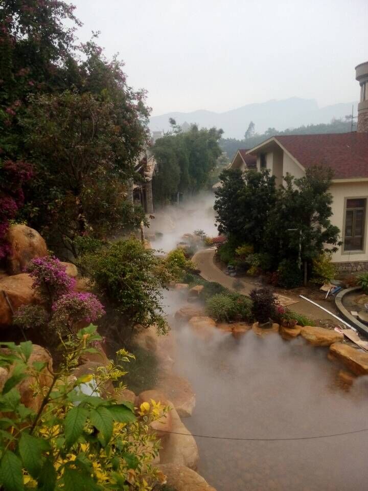 景观雾化装置旅游胜地假山水雾造景工程  景观雾化系统  水雾造景系统  人工造雾系统