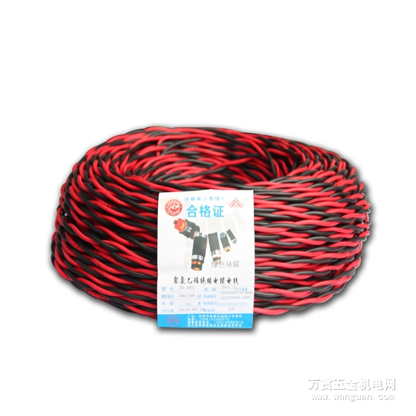 成都RSV 2*1.5型铜芯软线 红黑色