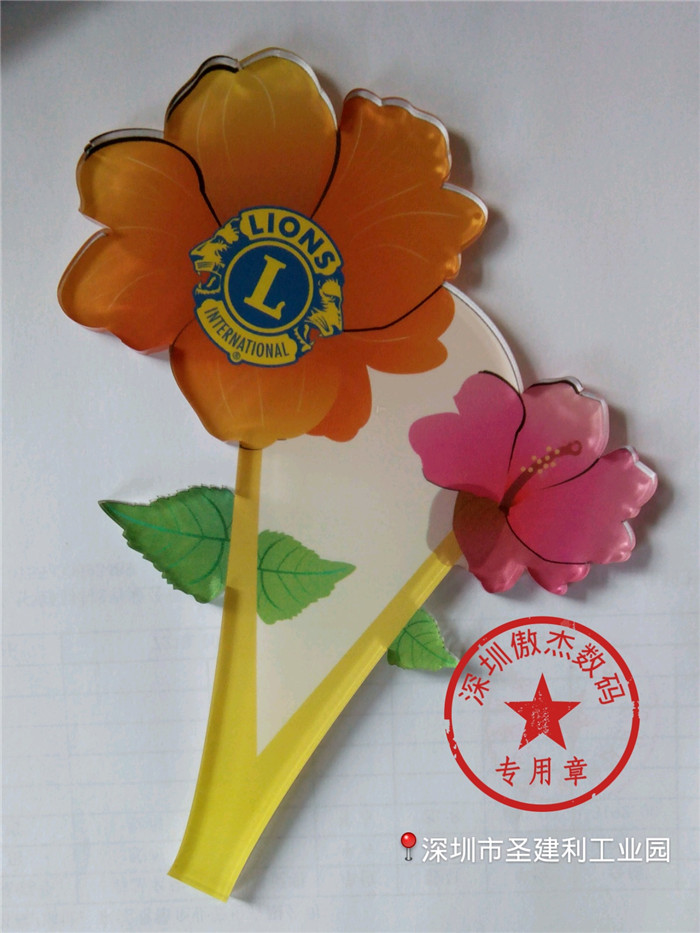亚克力标牌uv印刷 透明有机板彩印高清图加工  有机板彩印加工