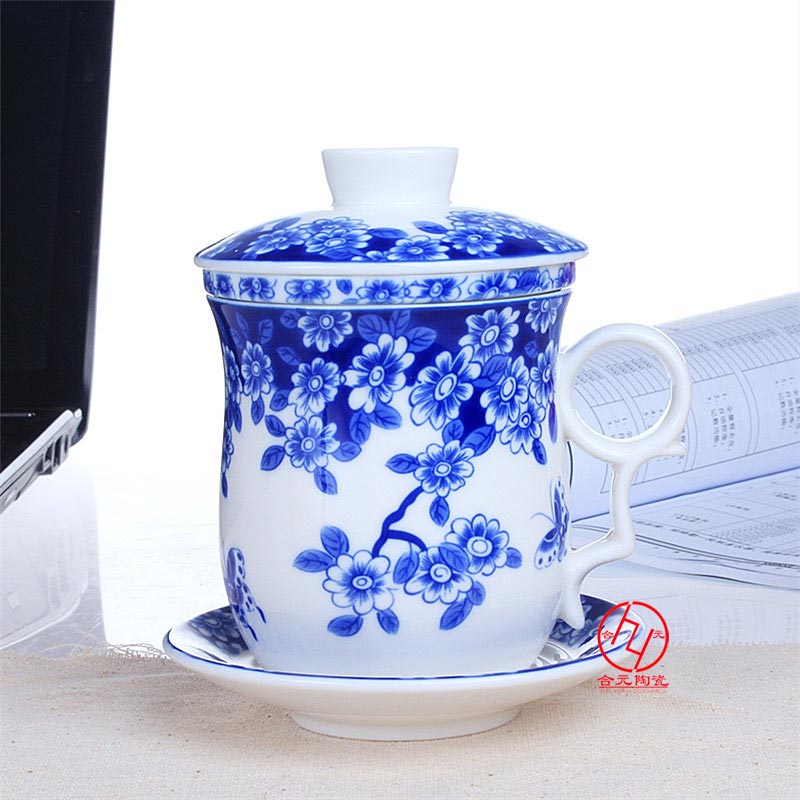 陶瓷杯子厂家 年会礼品茶杯