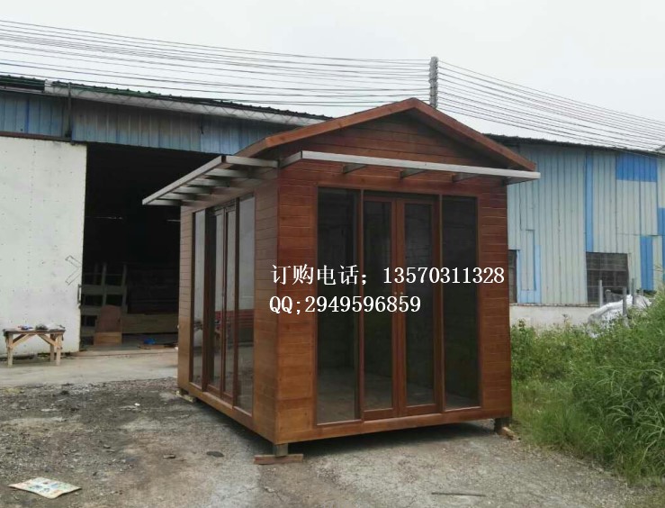 宝鸡房地产售货车移动售货车 户外防腐售货亭&nbsp;&nbsp;木质售货车
