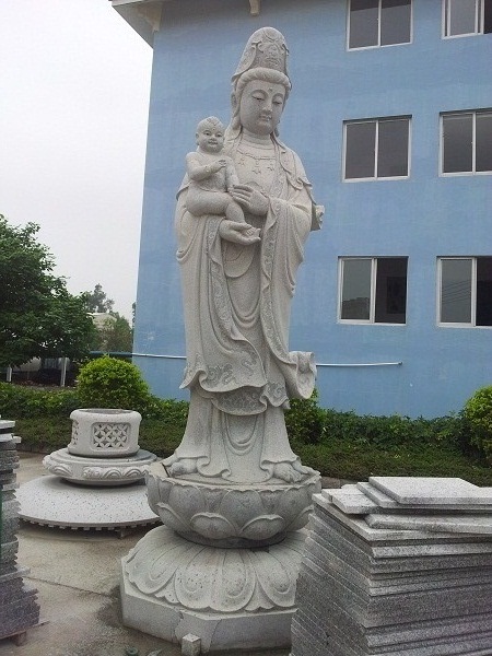 热销供应 送子观音石雕 寺庙送子观音石雕&nbsp;&nbsp;福建石雕&nbsp;&nbsp;惠安石雕