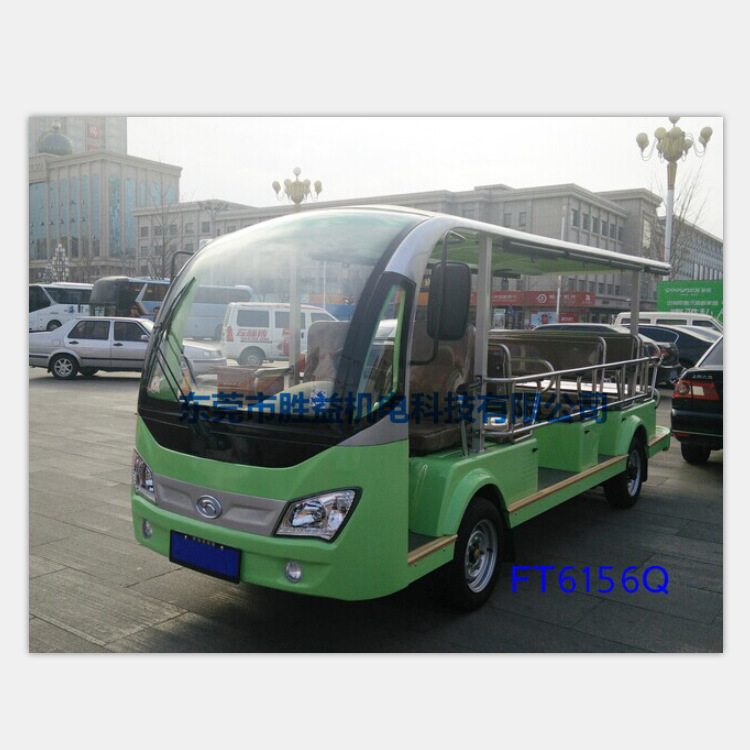 精美燃油观光车，一次解决你的坡度问题  11座燃油观光车  汽油观光车  内燃观光车