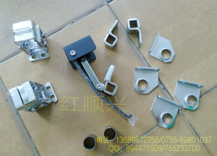 红顺兴HS-180-2方杆门扣工业烤箱防爆门锁门把手拉杆锁&nbsp;&nbsp;烤箱门扣