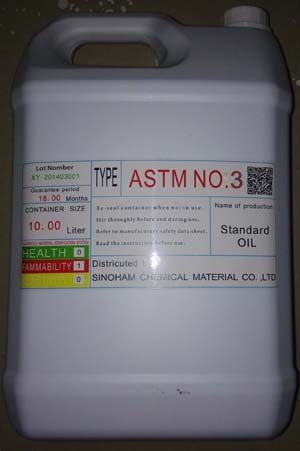 美标ASTM1/2/3/5橡塑标准试验油  1号标准油  ASTMD471  ASTM3号油