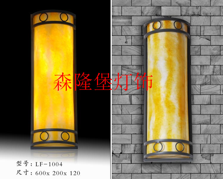古镇厂家订做，批发人造石壁灯  仿云石壁灯