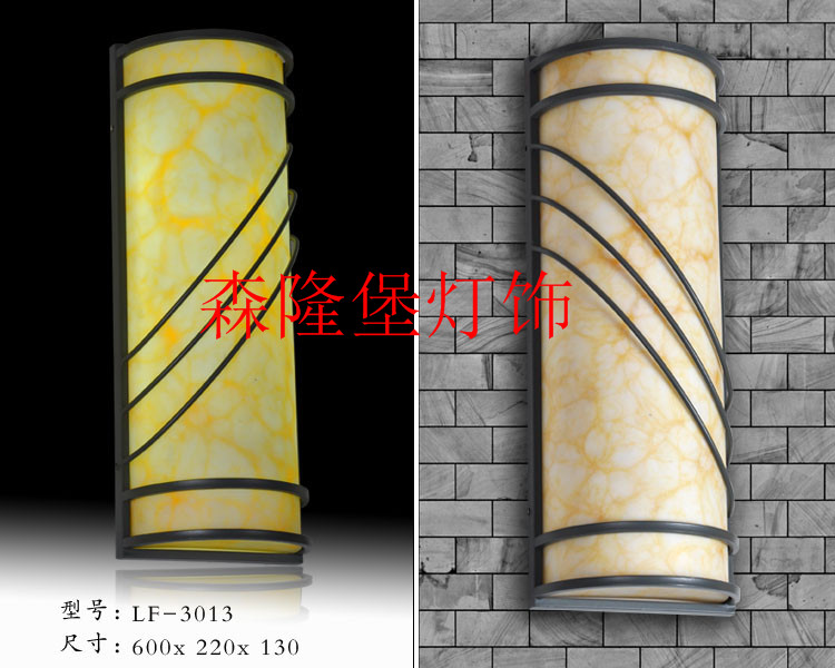 古镇厂家订做，批发人造石壁灯  仿云石壁灯