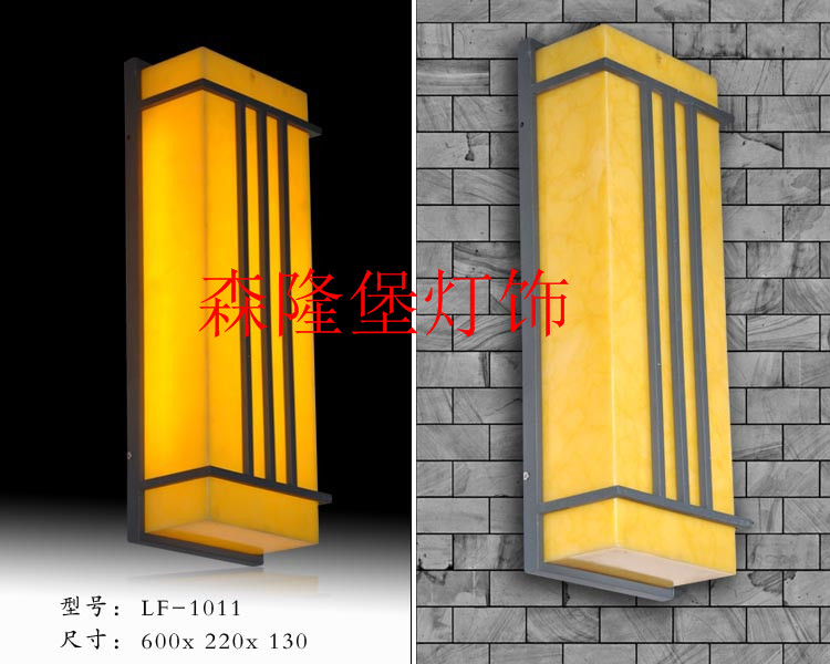 半圆形壁灯，酒店工程壁灯，外围墙壁灯  仿云石壁灯